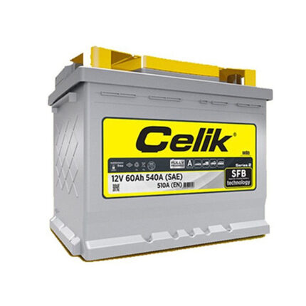 Çelik Akü 12V 60 Ah 540A SFB